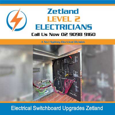 Switchboard upgrades with electrical switchboard for internal wiring in Zetland